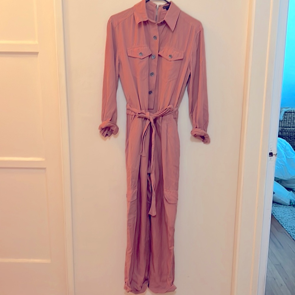 Alice And Olivia dusty rose jumpsuit.